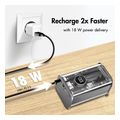 logilink mobile power bank 10000mah pd 20w transparent extra photo 7