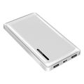 logilink mobile power bank lipo 10000mah usb c in out white extra photo 1