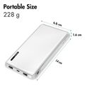 logilink mobile power bank lipo 10000mah usb c in out white extra photo 2