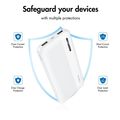 logilink mobile power bank lipo 10000mah usb c in out white extra photo 4