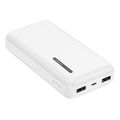 logilink mobile power bank lipo 20000mah white extra photo 1