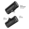 logilink mobile power bank lipo 5000mah built in usb c plug black extra photo 2