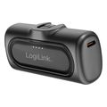 logilink mobile power bank lipo 5000mah built in usb c plug black extra photo 4
