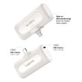 logilink mobile power bank lipo 5000mah built in usb c plug white extra photo 2