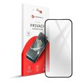 forcell privacy glass for iphone 15 pro black extra photo 1