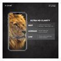 x one full cover extra strong crystal clear for iphone 16 pro max tempered glass 9h extra photo 5