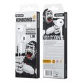 earphone wk yb03 lightning white extra photo 1