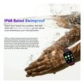 blackview bt ip67 sport smartwatch amoled display wine red r60 wr extra photo 1