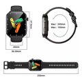 blackview bt ip67 sport smartwatch amoled display black r60 b extra photo 1