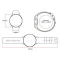 blackview bt53 smartwatch amoled ultra clear display black x20 b extra photo 1