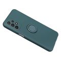 silicone ring case for samsung a35 5g green extra photo 1