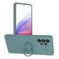 silicone ring case for samsung a35 5g green extra photo 3