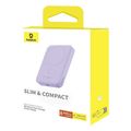 baseus magnetic mini wireless powerbank magsafe 6000mah 20w purple extra photo 3