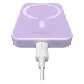 baseus magnetic mini wireless powerbank magsafe 6000mah 20w purple extra photo 4
