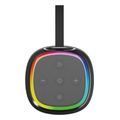 gembird bt53 fm tf handsfree party rgb led speaker 10w black spk bt led 08l extra photo 4