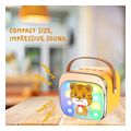 lamtech bt54 rgb kid karaoke speaker yellow with mic tigronie lam980237 extra photo 6