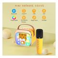 lamtech bt54 rgb kid karaoke speaker yellow with mic tigronie lam980237 extra photo 7