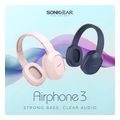 sonicgear bt54 headphones type c airphone iii carbon extra photo 1