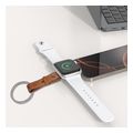 4smarts wireless charger for apple watch silver extra photo 3