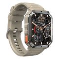 blackview multi funct smartwatch with flashlight compass bt callhealth management khaki w70pro kh extra photo 2