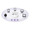 blackview bt54 enc led display airbuds 13 with charging dock white airbuds13 w extra photo 2
