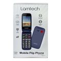 kinito lamtech flip phone 28 display with bt fm radio sos 1400 mah gr menu flip x blue extra photo 3