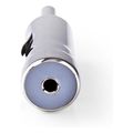 nedis caco004me car antenna connector car antenna male 10 pieces metal extra photo 2