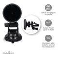 nedis cchaqm15w110bk wireless car charger 75 10 15w 15 167 2ac extra photo 6