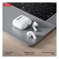xo q6pods bluetooth akoystika handsfree 6is genias me thiki asyrmatis fortisis se leyko xroma extra photo 1