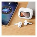 xo x36 bluetooth akoystika handsfree me thiki asyrmatis fortisis noise cancellation kai othoni white extra photo 1