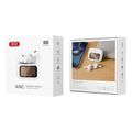 xo x36 bluetooth akoystika handsfree me thiki asyrmatis fortisis noise cancellation kai othoni white extra photo 2