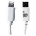 lime lcl02 leyko kalodio usb type c se lightning 40a 2m gia fortisi kai dedomena 24w extra photo 1