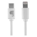 lime lcl03 leyko kalodio usb type c se lightning long 40a 1m gia fortisi kai dedomena 30w extra photo 1