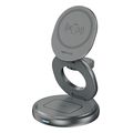 forever mawc 200 magnetic wireless charger 15w grey 3in1 extra photo 2