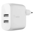 belkin wce001vf1mwh boostcharge dual usb type a wall charger 24w usb a to usb c cable extra photo 1 belkin wce001vf1mwh boostcharge dual usb type a wall charger 24w usb a to usb c cable extra photo 1