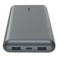 belkin bpb012btgy boostcharge power bank 20k usb type a type c 15w space grey extra photo 2