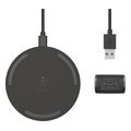 belkin wia001btbk boostcharge� 10w wireless charging pad ac adapter not included extra photo 2
