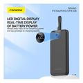 power bank foneng px106 225w 10000mah with 3 built in cables black extra photo 2