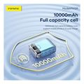 power bank foneng px129 mini 225w 10000mah with 2 ports dark grey extra photo 1