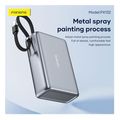 power bank foneng px132 65w 20000mah with 3 ports color display dark grey extra photo 3