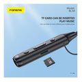 stereo bluetooth headset foneng bl38 long battery life neckband black extra photo 1