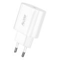 travel fast charger foneng eu39 with output usb c gan pd 20w 3a white extra photo 1