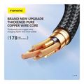 usb 20 cable foneng x116 power display aluminum alloy braided usb c to lightning pd 27w 12m black extra photo 1