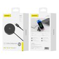 wireless charger magnetic mini foneng w03 15w with stand cable 1m black extra photo 1