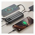 xo pr278 powerbank 10000mah usb a usb c micro lightning extra photo 3