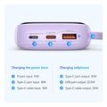 powerbank baseus qpow pro 10000mah 225w qc pd purple p10067101513 00 extra photo 3