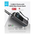 powerbank anker 25000mah 165w qc pd grey a1695h11 extra photo 2