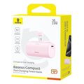 powerbank baseus compact usb c version 5000mah 20w pd pink p10068306413 00 extra photo 2