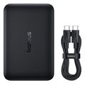 powerbank baseus enerfill fm11 ultra mini 10000mah 225w pd fqi black extra photo 1