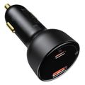 baseus car charger superme 100w 5a 1 x usb a 1 x type c with type c cable black tzcczx 01 extra photo 4